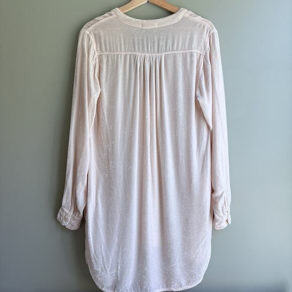 NEW Free People X CP Shades Jacey Velvet Mini Tunic Dress Silk Blend Pink S - Picture 5 of 14